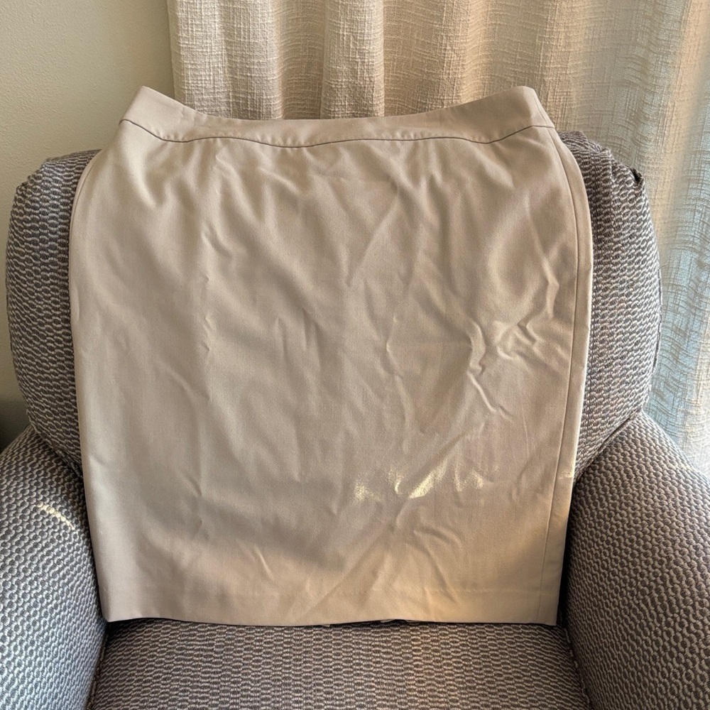 Calvin Klein Light Beige Pencil Skirt